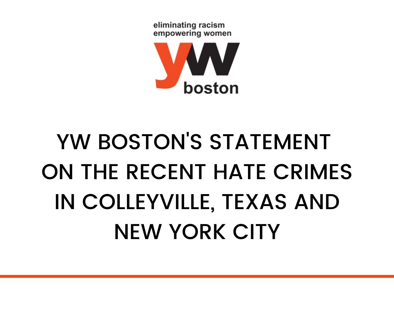 Our statement on the recent hate crimes in Colleyville, Texas and New York City